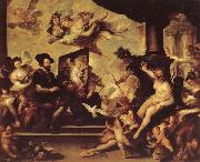 Luca Giordano Rubens Painting an Allegory of Peace oil painting picture wholesale